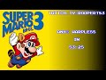 Speedrun Super Mario Bros 3 Any Warpless In 53 25
