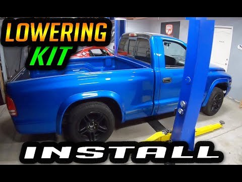 DODGE DAKOTA REAR LOWERING KIT INSTALL BELLTECH