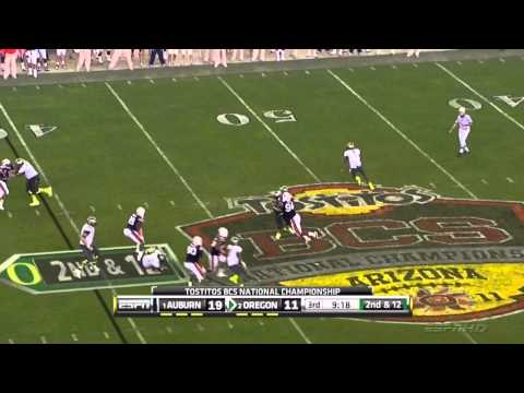 Auburn D vs Oregon O 2011 BCS Championship