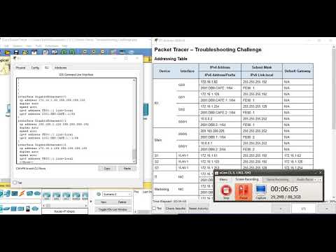 11.5.1.3 Packet Tracer - Troubleshooting Challenge