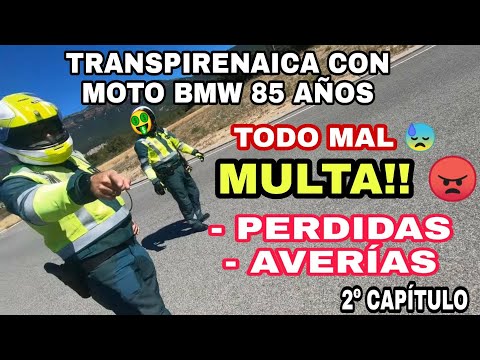 #2 TRANSPIRENAICA SOLO⛰️ PROBLEMAS GRAVES☹️MULTA💸PERDIDA 👋🏻 Y AVERÍA GRAVE MOTO DE 1935 🛠️ 😵