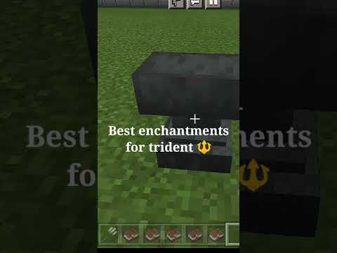 Best enchantments for trident 🔱|#shorts