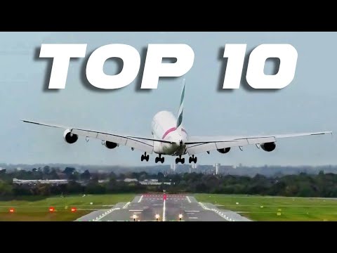 Airbus A380 ✈️GO AROUNDS ✈️ TOP 10 at Birmingham Airport ( BHX )
