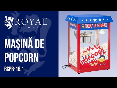 video - Mașină de Popcorn - Design American