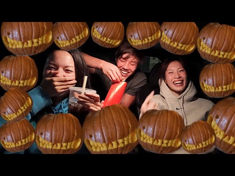 Carving pumpkin & getting arrested