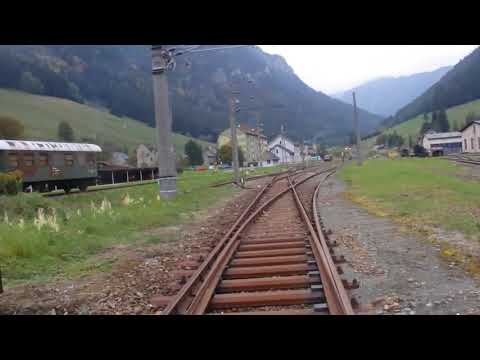 "Führerstandsmitfahrt" vom Abrollberg des Bahnhof Vordernberg