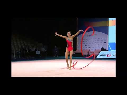 Karina Gerkman Salauyova SLO Ribbon Q - European Championships 2022 Tel Aviv