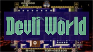 Devil World (NES) 3 Rounds Playthrough With Cool Editing Effects