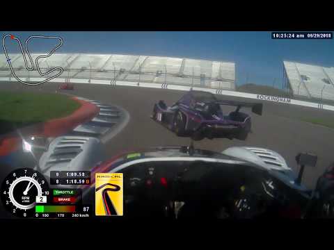 Onboard Radical SR3 RSX - Rockingham - Best Lap 1:18.574