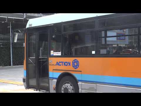 Extra Footage: Renault PR100.3 Diesel (ACTION Buses) - Departing from Bus Stop