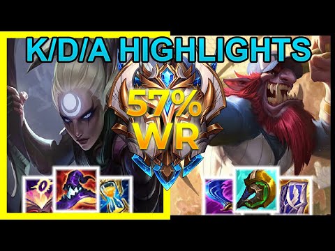 【 Diana 】vs Trundle - CHALLENGER - Jungle - Patch 11.16 - K/D/A Highlights