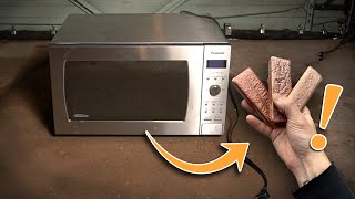 Scrapping Copper From A Microwave And Smelting A Copper Bar - How Much?