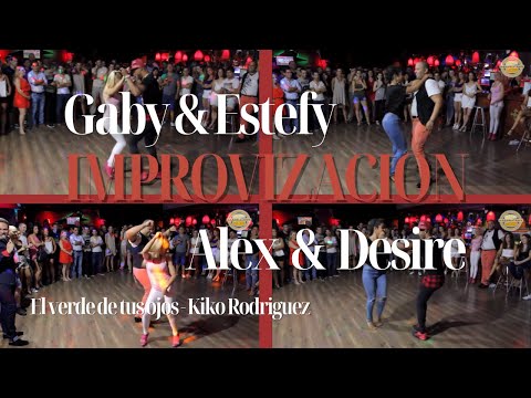 Gaby & Estefy con Alex & Desire, Improv, The Host Salsea, Julio 2015