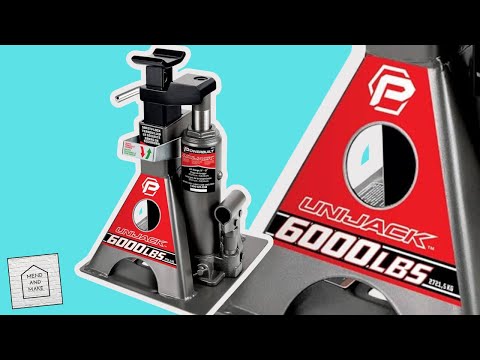 Powerbuilt 3 Ton, Bottle Jack and Jack stands in one, 6,000 pound capacity