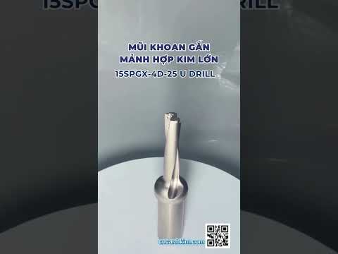Mũi khoan gắn mảnh hợp kim 15SPGX-4D-25