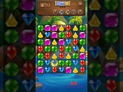 Jewel Mash TREASURE ISLAND Level 1
