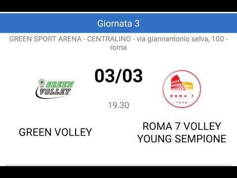 Green volley- Roma 7 Young Sempione