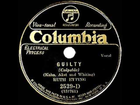 1931 HITS ARCHIVE: Guilty - Ruth Etting