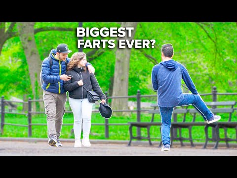 Funny WET FART Prank in the Park! A Fart is Born!