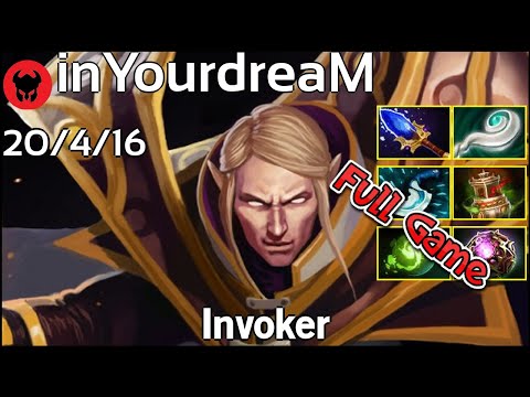 inYourdreaM [TNC.Tgr] plays Invoker!!! Dota 2 Full Game 7.19