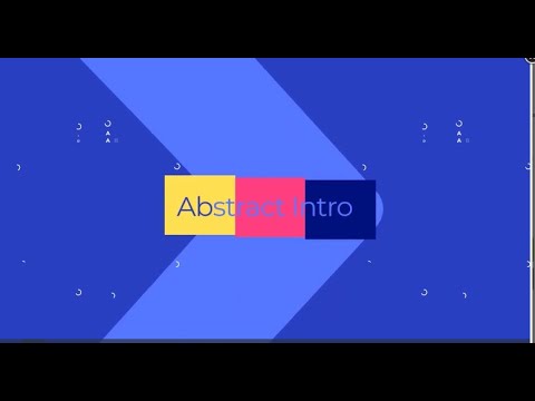 Typographic Colorful Intro | After effects templates free