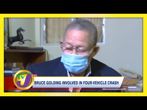 Jamaica Former PM Bruce Golding Involved in 4 Vehicle Crash January 31 2021