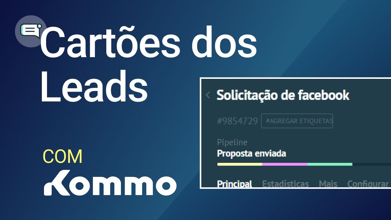 Cartões dos leads | Vendas conversacionais na Kommo