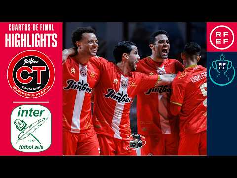 𝐑𝐄𝐒𝐔𝐌𝐄𝐍 | #CopaDelReyFS Jimbee Cartagena Costa Cálida 7-2 Movistar Inter  | Cuartos de final