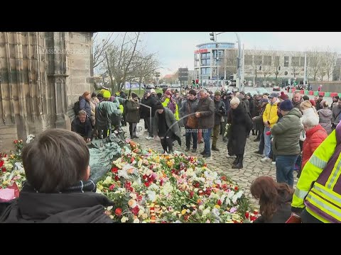 Scholz visits site of Christmas market attack that killed at least 5 and injured over 200