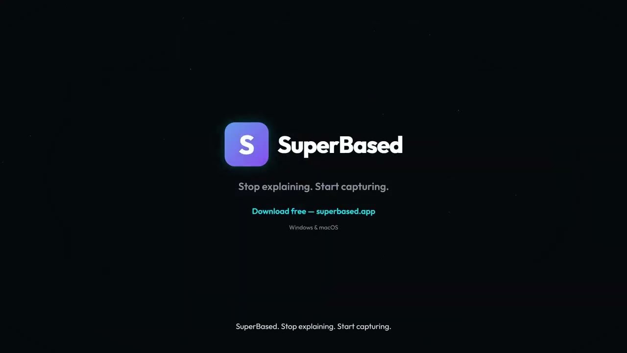 SuperBased 90-second walkthrough