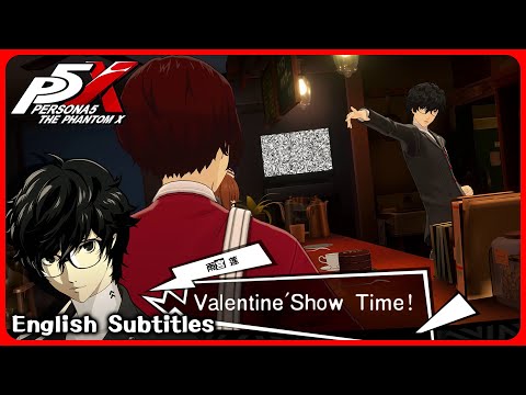 Wonder visits Joker at Leblanc for Valentine's Day ( English fansub ) - Persona 5: The Phantom X