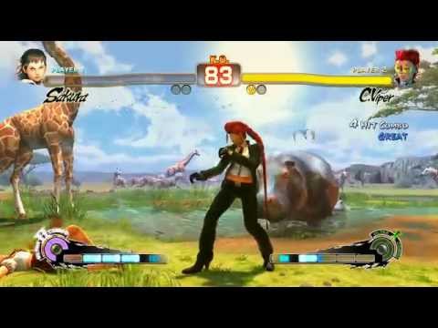 SSF4:AE - Latif (C.Viper) vs. Sabre (Sakura) FT10