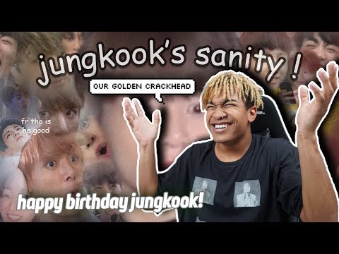 our birthday crackhead jungkook! 🥳 (jungkook lowkey off his rocker)