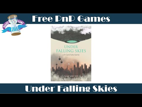 Board Game Blitz: Under Falling Skies: A 9-Card Print-and-Play Game Overview