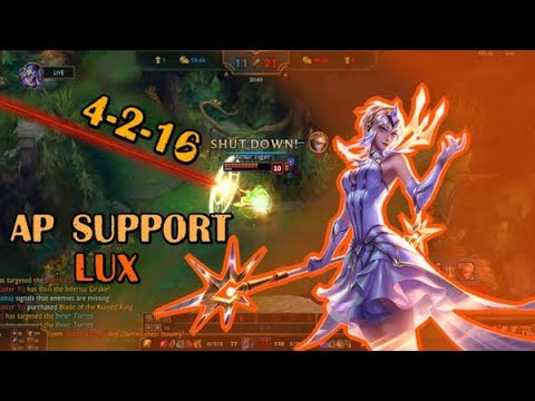AP LUX SUPPORT (NEW RUNES) PreSeason 8  | SILVER TO CHALLENGER| PATCH 7.23| RANKED GAMEPLAY (EUWE)