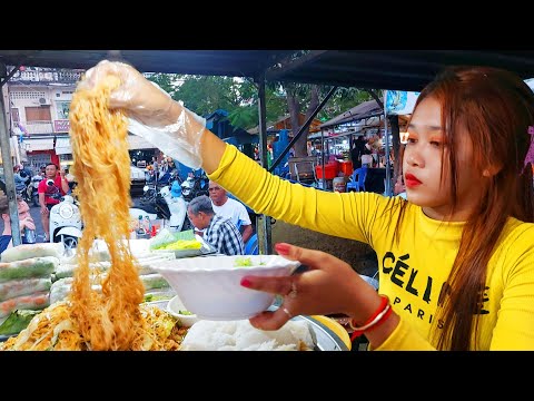 Most Popular Noodles! Rice Noodle, Spring Roll, Yellow Pancake, Beef Noodle Soup! Best Street Food