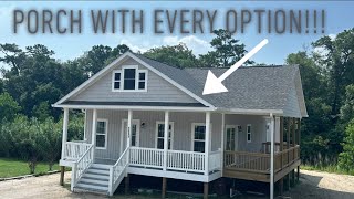 INCREDIBLE Modular Home with TWO CRAZY Porches!!  The Brooksdale. Built in Emerald Isle, NC.