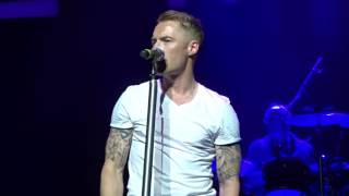Ronan keating in Belfast 2016; My one thing that&#39;s real
