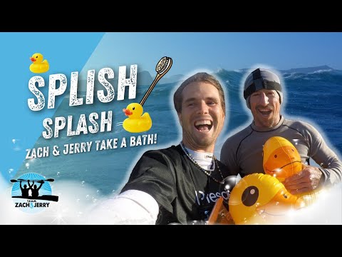 🐤Splish Splash, Zach & Jerry take a bath!🛁🪥