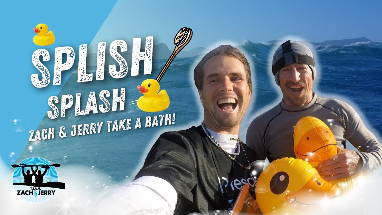 🐤Splish Splash, Zach & Jerry take a bath!🛁🪥