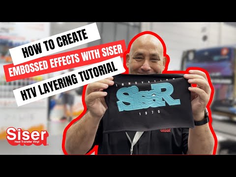 Create Embossed Effects with Siser HTV | Brick & Electric Tutorial
