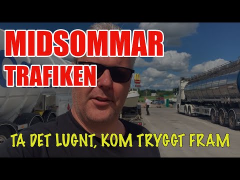 Midsommar trafiken i full gång - Kör försiktigt och kom tryggt fram