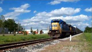 preview picture of video 'CSX And Amtrak Action'