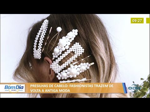 Fashionistas trazem de volta a antiga moda de presilhas de cabelo 27 07 2021