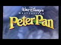 Peter Pan 1998 VHS Trailer