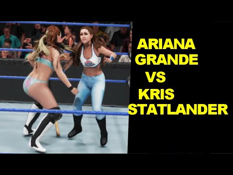 WWE 2K19 Ariana Grande vs Kris Statlander - Extreme Rules