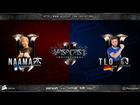 Vasacast Invitational Day 1 - RO 16 - FnaticNaama vs LiquidTLO - 1° Game