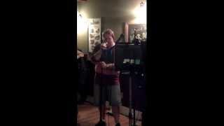 preview picture of video 'Kevin Meiser singing at the Griffin Tavern... this is horribly funny!'