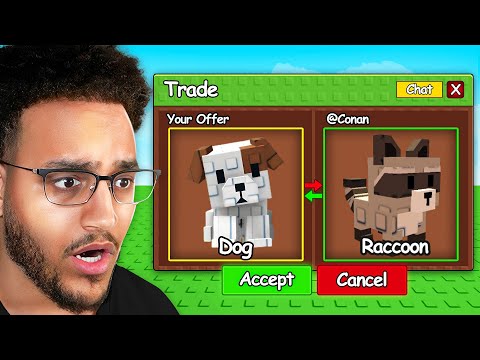 Trading From DOG To RACCOON in 24 Hours (Grow a Garden)