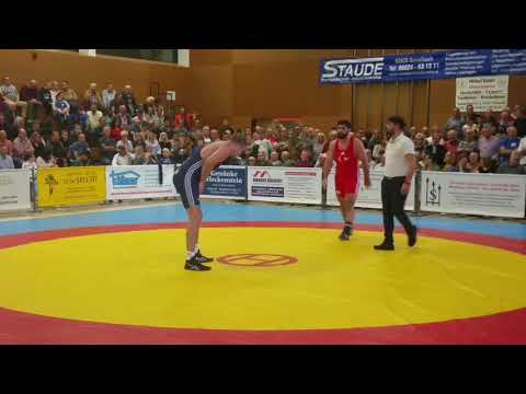 11.10.2019 KSC Hösbach vs. RWG - 130kg Gr-Röm: Vasile Vlad Caras vs Johan Euren